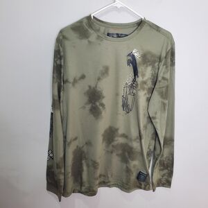 Roark Mathis Tie Dye Long-Sleeve T-Shirt Size Large